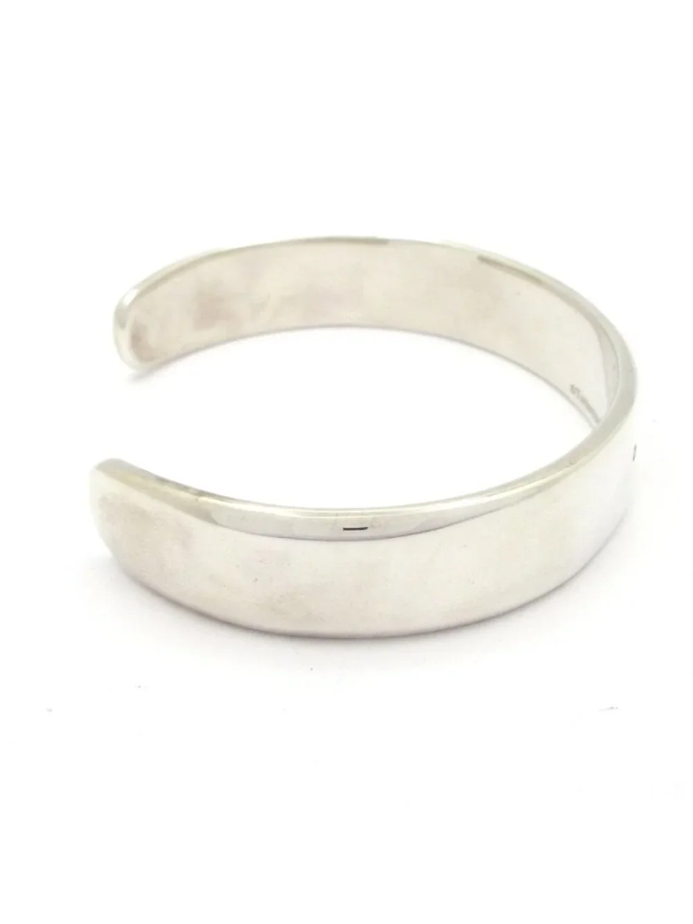 Tiffany & Co Bangle Return to Tiffany Narrow Calf Silver Diamond Bracelet